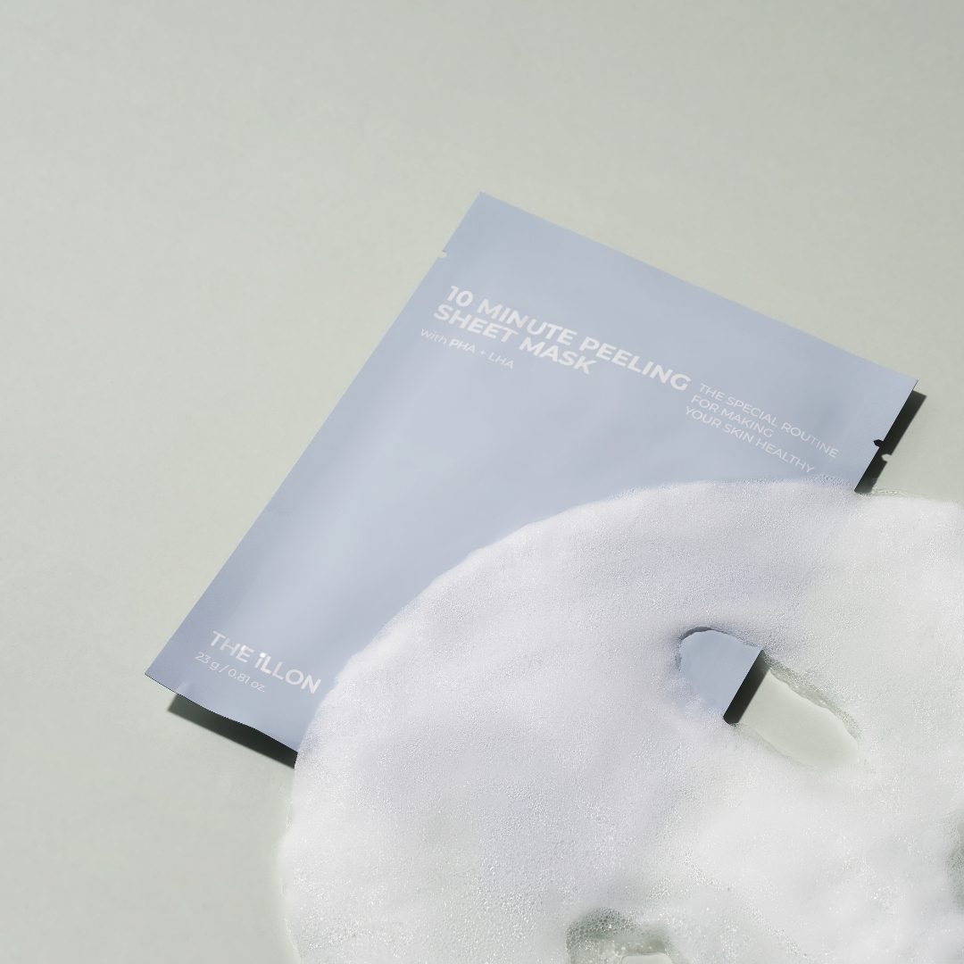 10 MINUTE PEELING MASK 使用イメージ