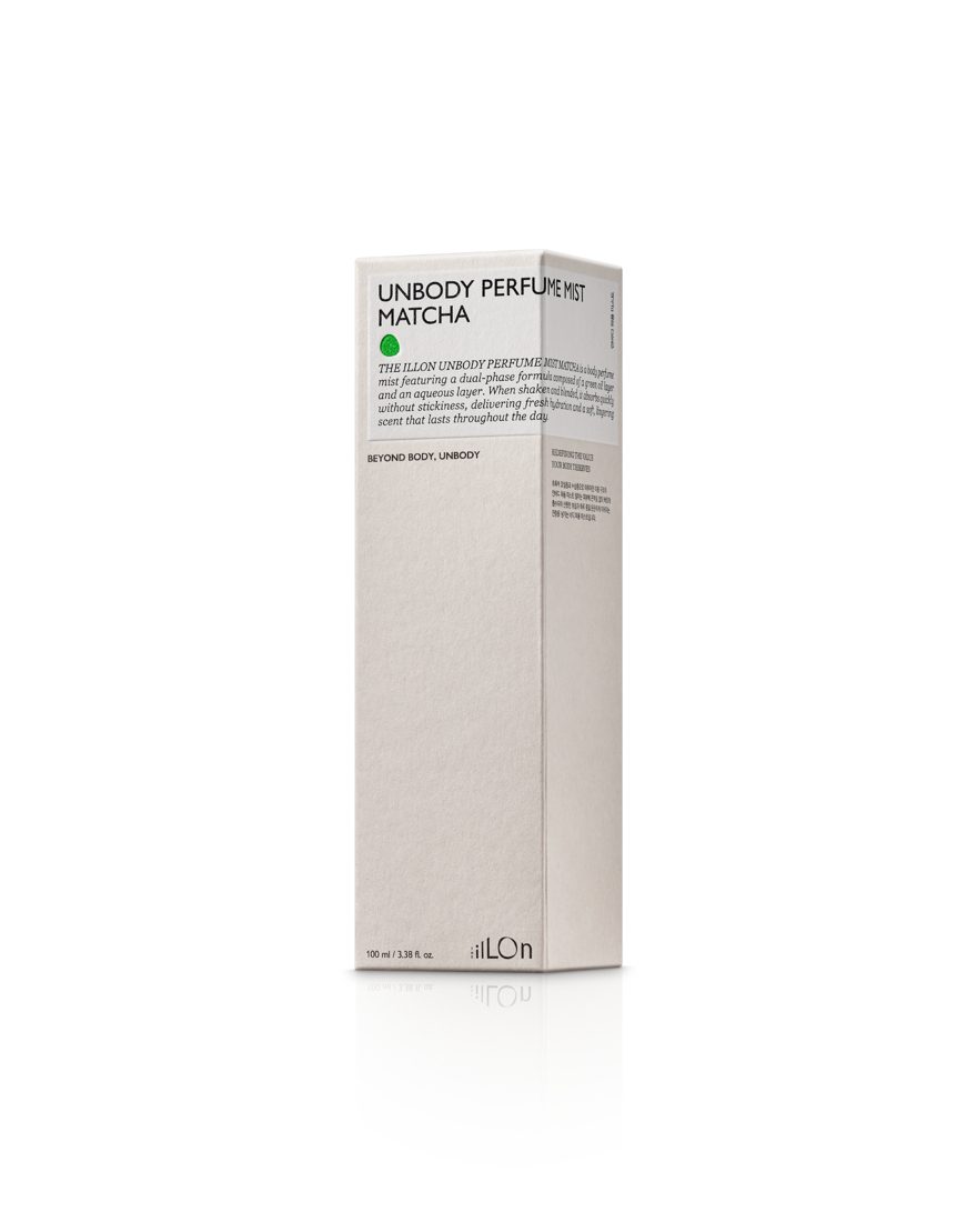 UNBODY PERFUME MIST MATCHA パッケージ